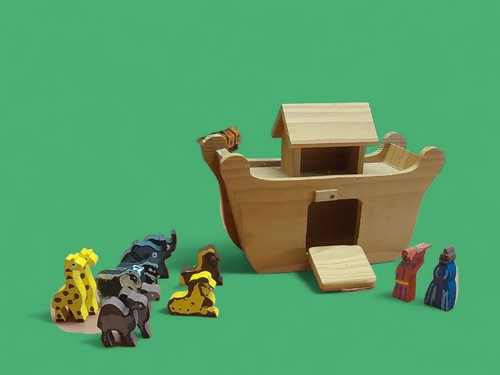 Vintage wooden noahs - wooden, boat