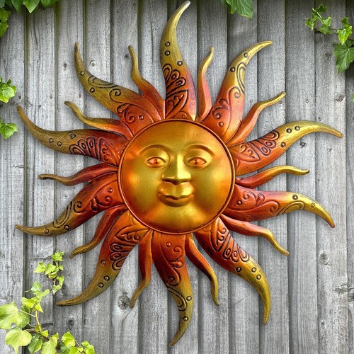 Metal sun wall art - art, decor17.3