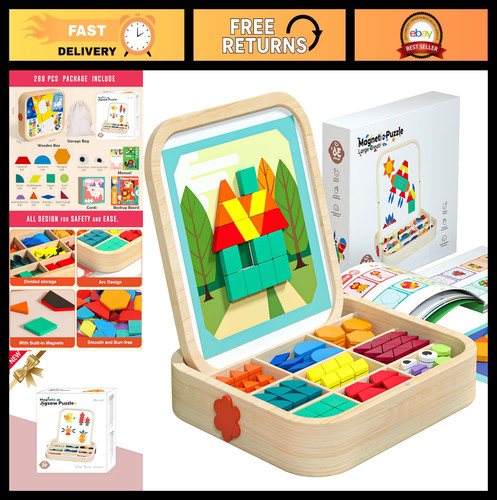 288 pcs wooden - 288, magnetic