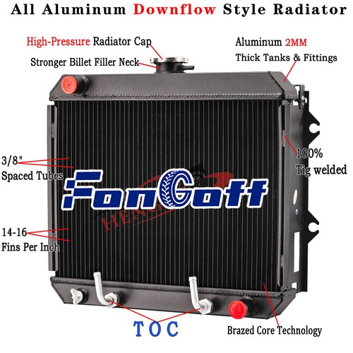 3row 52mm radiator fits - 3row,