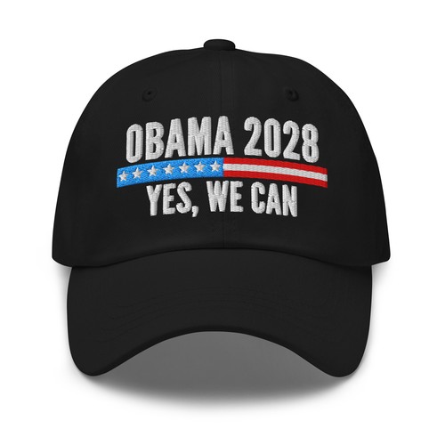 Obama 2028 hat - 2028, (embroidered