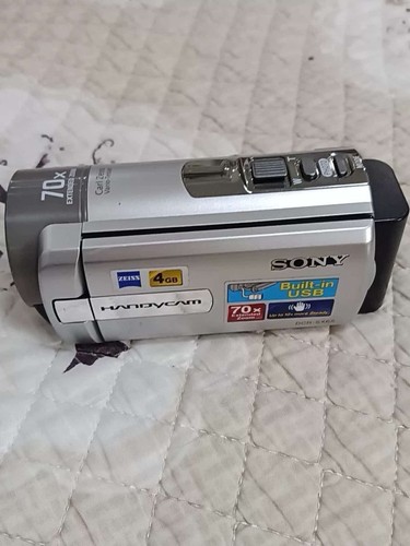 Silver sony handycam - sony, dcr-sx65