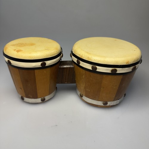 Vintage jom wood bongo drums - bongo,