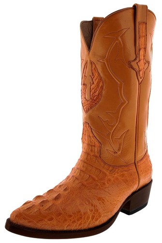 Mens rodeo boots orange real - mens,