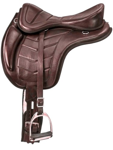 Leather treeless english - og,