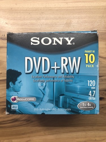 Sony dvd 10 pack - +, rw