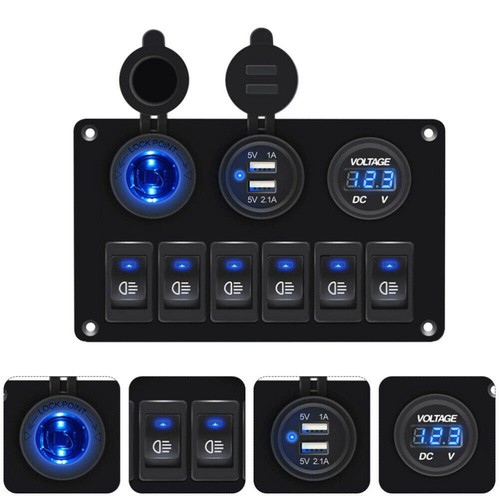 12v led gang off rocker - 6,
