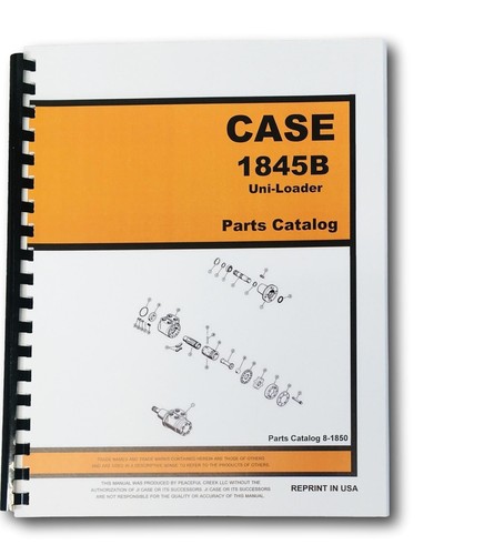 Case 1845b uni loader parts - uni,