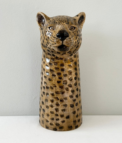Quail ceramics leopard vase - ceramics,