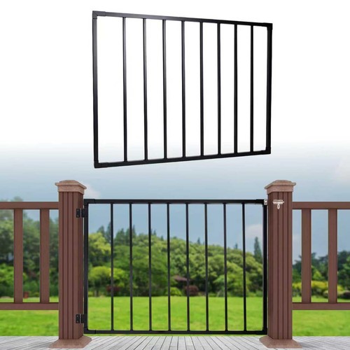 Deck fence gate - h, x