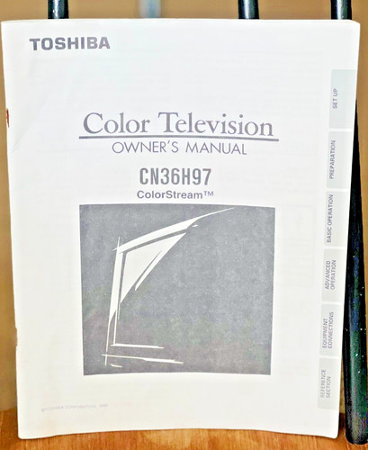 Toshiba cn36h97 service - tv,