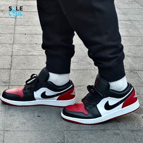 Nike air jordan aj1 low - nike, bred