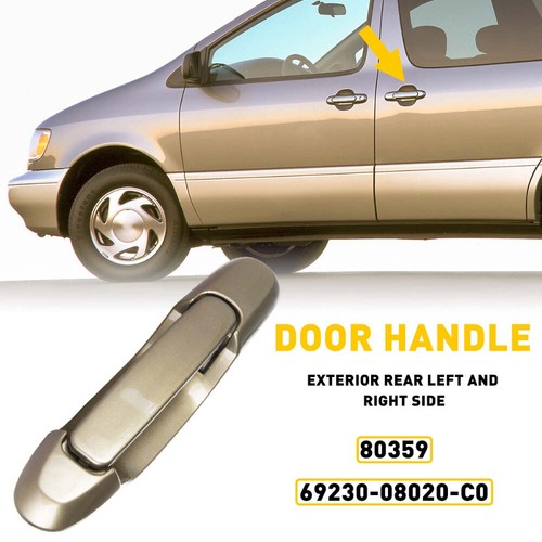 Door handle outer - outer, sliding