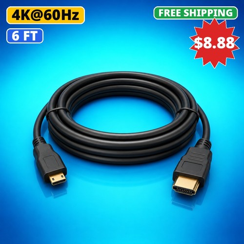 Micro hdmi cable 6ft - to,