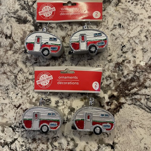 Lot retro travel trailer - of,
