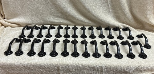 Black door handles - door, drawer