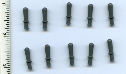 Lego dark bluish - 10, gray
