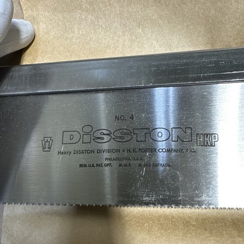 New disston hand saw - new,