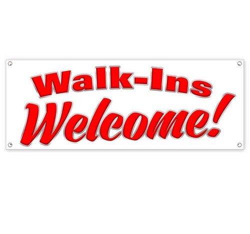 Walk ins welcome clearance - ins,