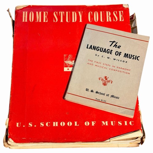 Home study course piano - of,