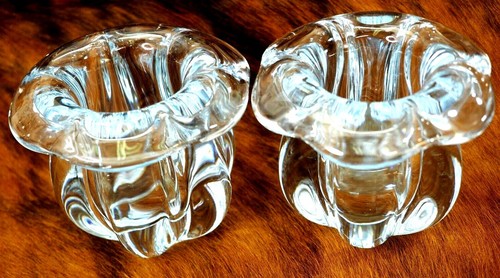 Pair orrefors sweden - of, lead