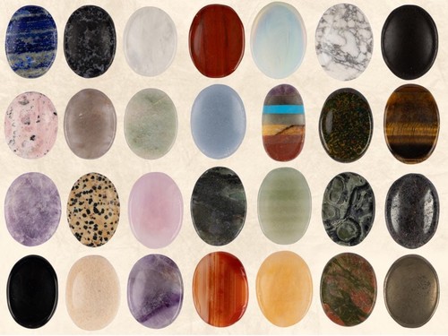 Worry stones healing - stones,, crystals
