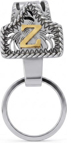 Western cowboy metal keychain - cowboy,