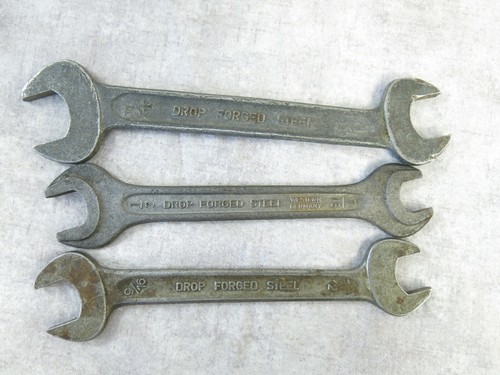 Three vintage wrenches - vintage, made