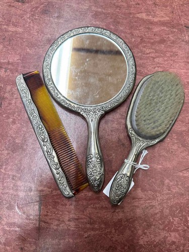 Vintage 3pc vanity dresser set - vintage, vanity/dresser