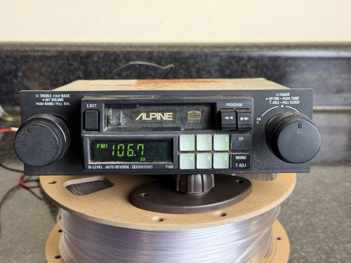 Alpine 7168 cassette - alpine, am/fm