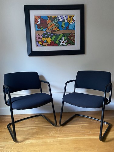 Pair steelcase cantilever - of,