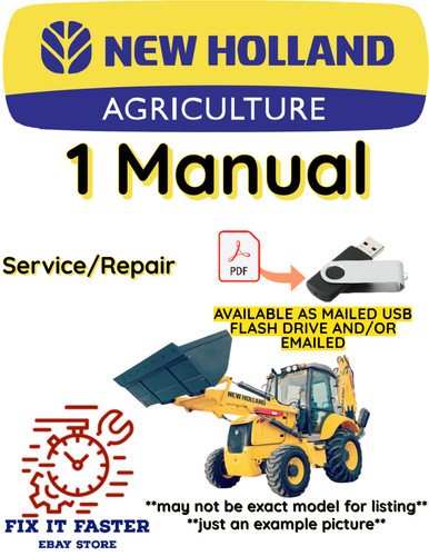 New holland 555e - new, backhoe