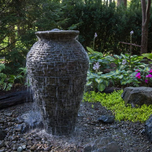 Aquascape stacked slate urn - stacked,
