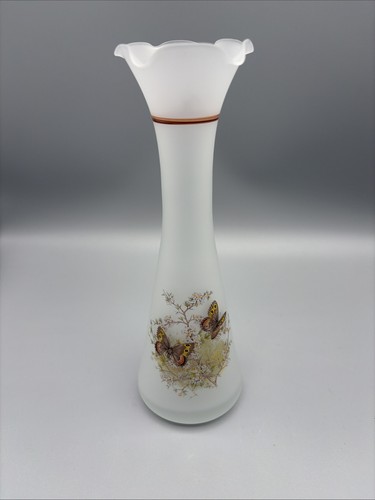 Vintage viking glass floral - glass,