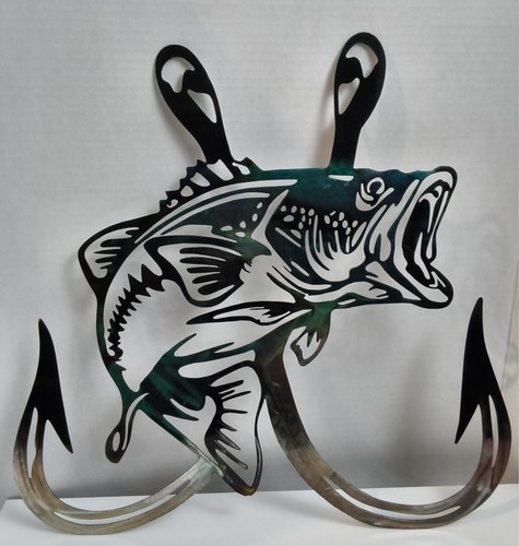 Metal wall art - art, fish
