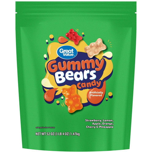 Great value gummy bears - gummy,