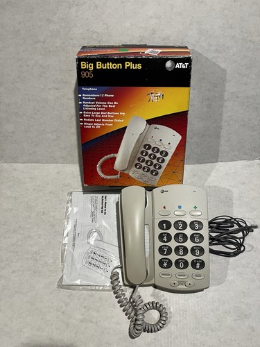 Big button plus 905 land - at&t,