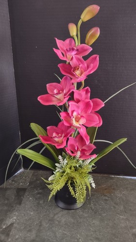 Artificial cymbidium orchid - artificial,