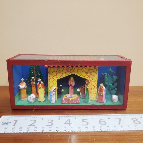Vintage mexican folk art clay - folk,