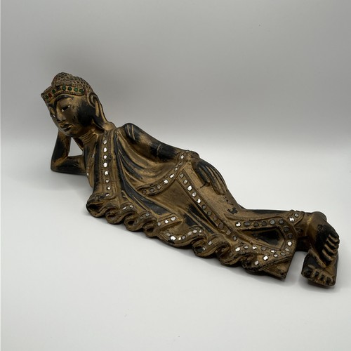 Vtg thai reclining - thai, buddha