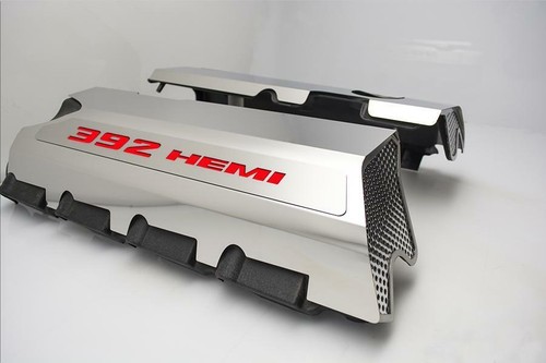 Polished fuel rail covers - polished, w/