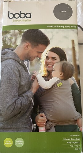 Boba wrap baby - wrap, gray