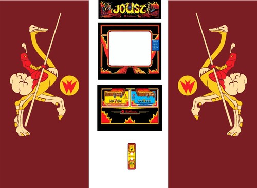 Joust arcade artwork set - joust, pc