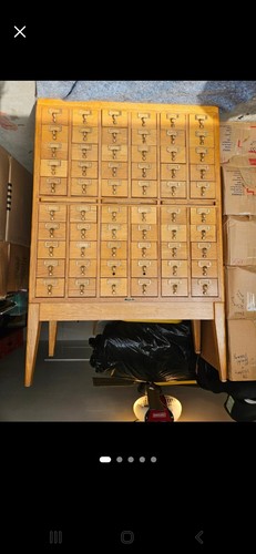 Library card catalog vintage - card,