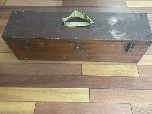 Vintage wooden tool box - wooden,