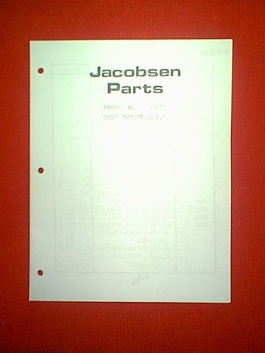 Jacobsen chief tractor - jacobsen, 10