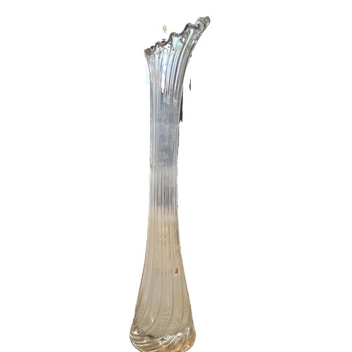 Unmarked clear glass tall - unmarked,