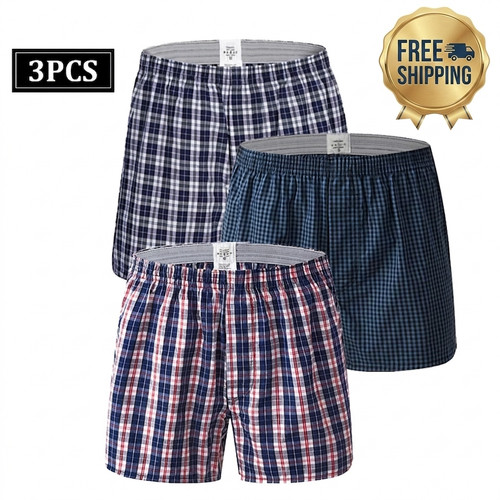 Pack mens 100 - 100%, plaid