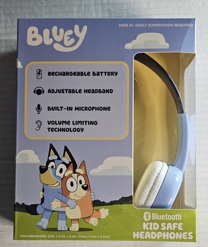 Bluey kids headphones kid safe - kid,