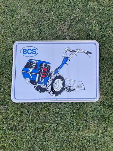Bcs metal sign - bcs,